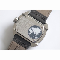 SevenFriday V1-01 Silver Dial Black Leather V6F Miyota 82S7