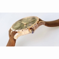 Excalibur 42mm Dbex0050 RG 1:1 Best Edition Brown Dial Brown Leather Strap A830 Micro Rotor RDF