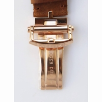 Excalibur 42mm Dbex0050 RG 1:1 Best Edition Brown Dial Brown Leather Strap A830 Micro Rotor RDF