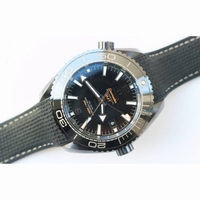 Planet Ocean 45.5mm Deep Black Real Ceramic 1:1 Best Edition Nylon Strap A8906 Super Clone VSF 