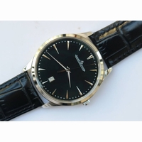 Master 1288420 SS 1:1 Best Edition Black Dial Black Leather Strap A899/1 ZF 