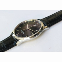 Master 1288420 SS 1:1 Best Edition Black Dial Black Leather Strap A899/1 ZF 