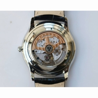 Master 1288420 SS 1:1 Best Edition Black Dial Black Leather Strap A899/1 ZF 