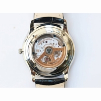 Master 1288420 SS 1:1 Best Edition Black Dial Black Leather Strap A899/1 ZF 
