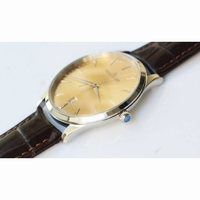 Master 1288420 SS 1:1 Best Edition Gold Dial on Brown Leather Strap A899/1 ZF