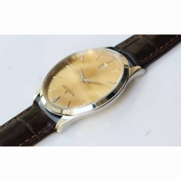Master 1288420 SS 1:1 Best Edition Gold Dial on Brown Leather Strap A899/1 ZF