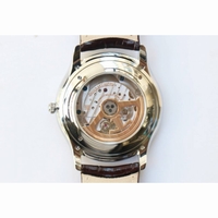 Master 1288420 SS 1:1 Best Edition Gold Dial on Brown Leather Strap A899/1 ZF