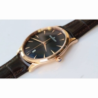 Master 1288420 RG 1:1 Best Edition Black Dial Brown Leather Strap A899/1 ZF 
