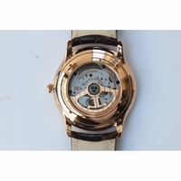 Master 1288420 RG 1:1 Best Edition Black Dial Brown Leather Strap A899/1 ZF 