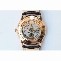 Master 1288420 RG 1:1 Best Edition Black Dial Brown Leather Strap A899/1 ZF 