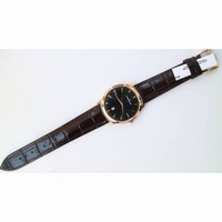 Master 1288420 RG 1:1 Best Edition Black Dial Brown Leather Strap A899/1 ZF 