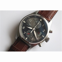 Pilot Spitfire Chrono IW387802 Grey Dial Brown Leather ZF A7750