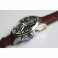Pilot Spitfire Chrono IW387802 Grey Dial Brown Leather ZF A7750