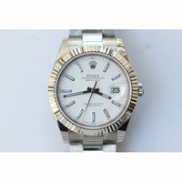 Rolex DateJust II Fluted Bezel Stick Dial BP 2813