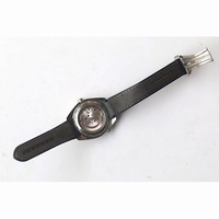 Omega Seamaster GMT 600M Black/Silver Ceramic Bezel Silver Number Black Dial Leather BP A8906