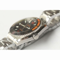 Planet Ocean Professional 600m 43.5mm Orange Number Black Dial Bracelet BP A8900