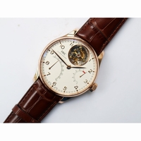 IWC Portuguese Tourbillon IW504602 RG White Dial On Leather Strap ZF Best Edition