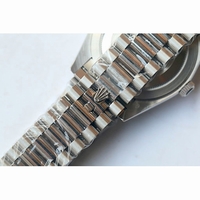 Rolex Day-Date Oyster Fluted Stick Markers Black Dial Bracelet BP A2813