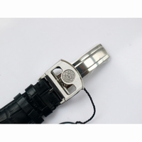 BR 03-92 SS Black Dial Grey Markers Rubber MIYOTA 9015