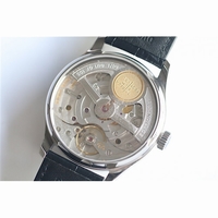 Portuguese 7 Days IW500126 Gray/Red Dial Black Leather ZF A52010