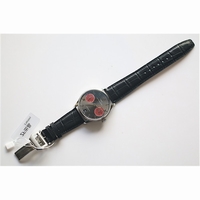 Portuguese 7 Days IW500126 Gray/Red Dial Black Leather ZF A52010