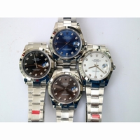 Rolex DateJust II 36mm Pres Smooth Bezel Diamond Mark "4 Dials" Oyster Bracelet BP A2813
