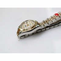 Rolex DateJust 26mm RG&YG TT MOP Dial Diamonds Marker TT Bracelet ETA2671