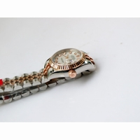 Rolex DateJust 26mm RG&YG TT MOP Dial Diamonds Marker TT Bracelet ETA2671
