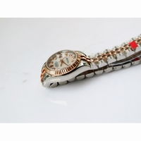 Rolex DateJust 26mm RG&YG TT MOP Dial Diamonds Marker TT Bracelet ETA2671