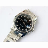 Rolex DateJust II 36mm Oyster Fluted Bezel Diamond Mark "4 Dials" Oyster Bracelet BP A2813
