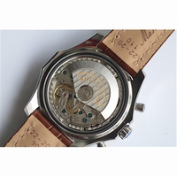 IWC Portuguese IW503502 Real PR Real Annual Calendar Blue & White Dial Black Leather Strap ZF A52850