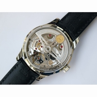 IWC Portuguese IW503502 Real PR Real Annual Calendar Blue & White Dial Black Leather Strap ZF A52850