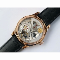 IWC Portuguese IW503504 RG Real PR Real Annual Calendar White Dial Leather Strap ZF A52850