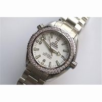 Planet Ocean 600M Dimond Bezel Black&White Dial Beacelet A8500