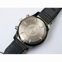IWC Pilot IW389001 Real Ceramic Case Green Dial Nylon Strap ZF A7750Same Function as Genuine
