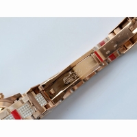 Rolex DayTona 116595RBOW Rainbow Crystal Bezel Diamond Dial RG Bracelet BP A4130