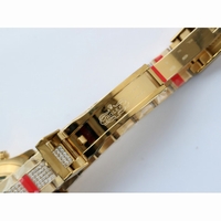 Rolex DayTona 116595RBOW Rainbow Crystal Bezel Diamond Dial YG Bracelet BP A4130