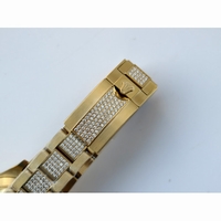 Rolex DayTona 116595RBOW Rainbow Crystal Bezel Diamond Dial YG Bracelet BP A4130