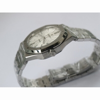 Royal Oak 41mm 15400 White & Black & Blue Dial Bracelet JF A3120 V5
