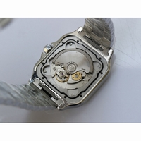 Santos de Cartier 40mm 2018 White Dial SmartLinks Bracelet Free Leather Strap MIYOTA 9015 GF