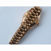 DateJust 28mm 279174 RG Oyster Fluted Roman Markers Brown & Pink Dial Bracelet BP A2671