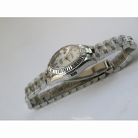 Datejust 28mm Oyster Fluted MOP & Silver Dial President Bracelet