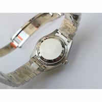 Datejust 28mm Oyster Fluted MOP & Silver Dial President Bracelet