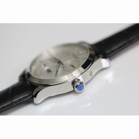 JLC Master Control Power Reserve Duo Time White Leather