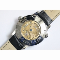 JLC Master Control Power Reserve Duo Time White Leather