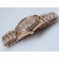 Rolex Day-Date 40mm RG Crystal&Diamond Bezel Diamond Dial Bracelet BP A2836