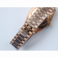 Rolex Day-Date 40mm RG Crystal&Diamond Bezel Diamond Dial Bracelet BP A2836