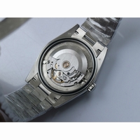 Rolex Day-Date 40mm SS Crystal&Diamond Bezel Crystal Marker Diamond Dial Bracelet BP A2836