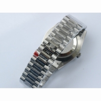 Rolex Day-Date 40mm SS Crystal&Diamond Bezel Crystal Marker Diamond Dial Bracelet BP A2836