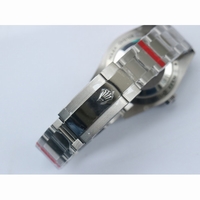 Rolex Milgauss 116400 904L SS Blue Dial Bracelet DJF A2836 Real Green Sapphire Crystal